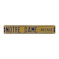 Authentic Street Signs Authentic Street Signs 70235 Notre Dame Avenue Gold Street Sign 70235